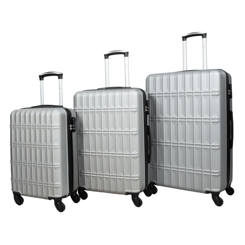Voyager 3-Piece Hardshell Travel Bags Set with Unique Pattern Design