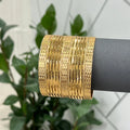 5 Embroidery locks Gold Alternative Bangles