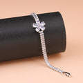 Diamond Flower Gold Alternative Bracelet