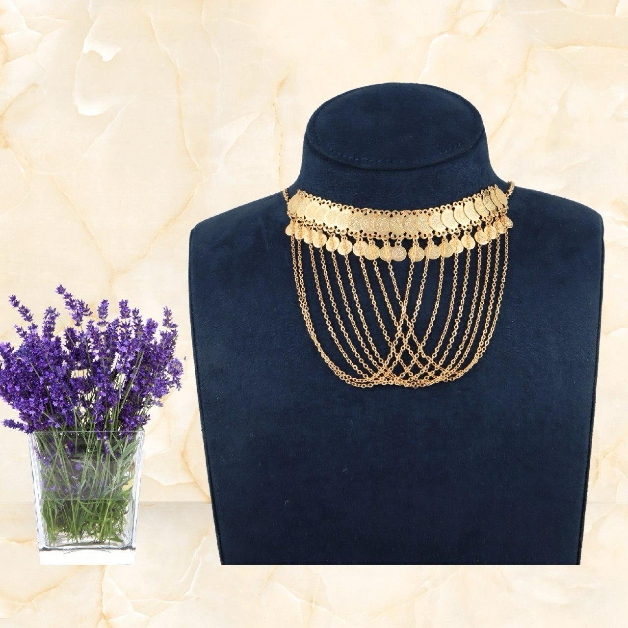 Golden Necklace Set