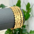 4 gold - Plated bangles