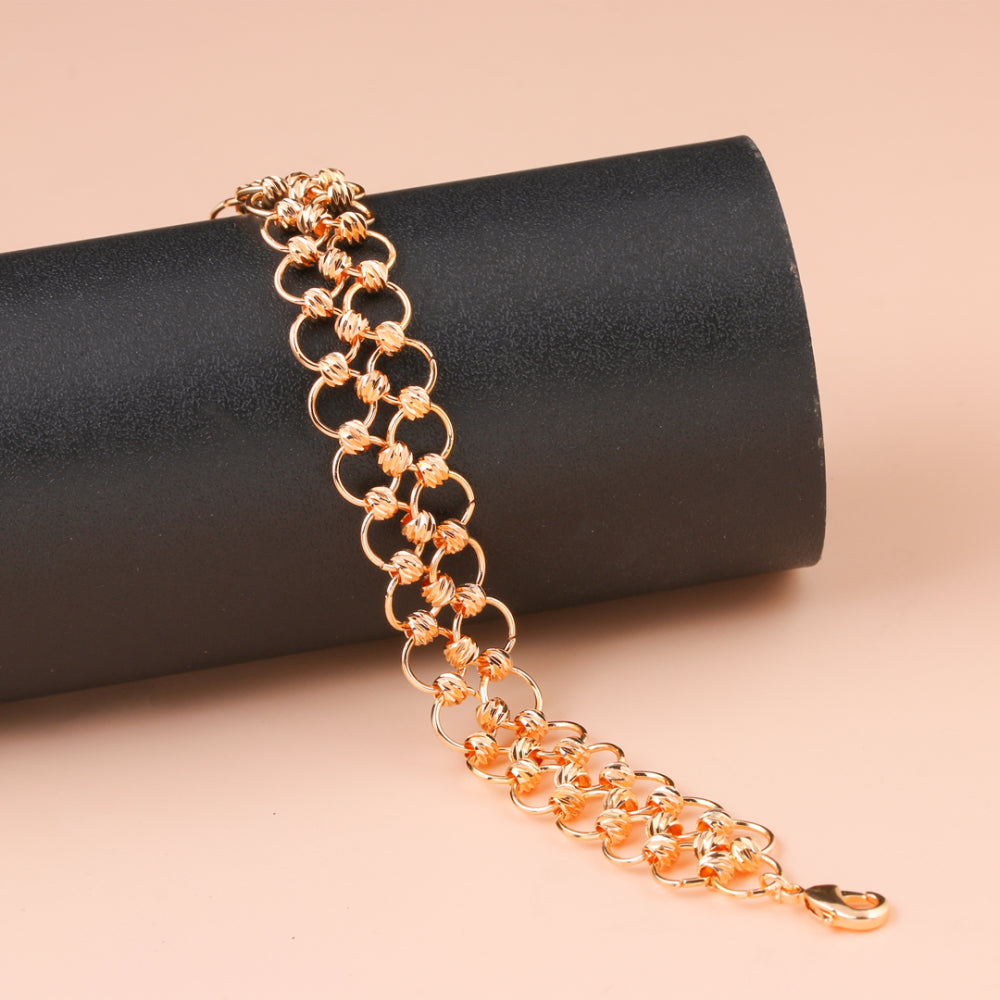 Gold Alternative Bracelet, Gold Rings