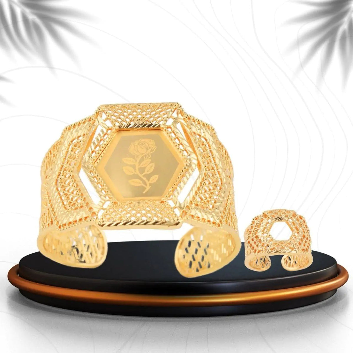 Gold Bracelet Set