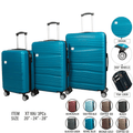 Odyssey 3-Piece Hardshell Travel Bags Set with Textured Finish