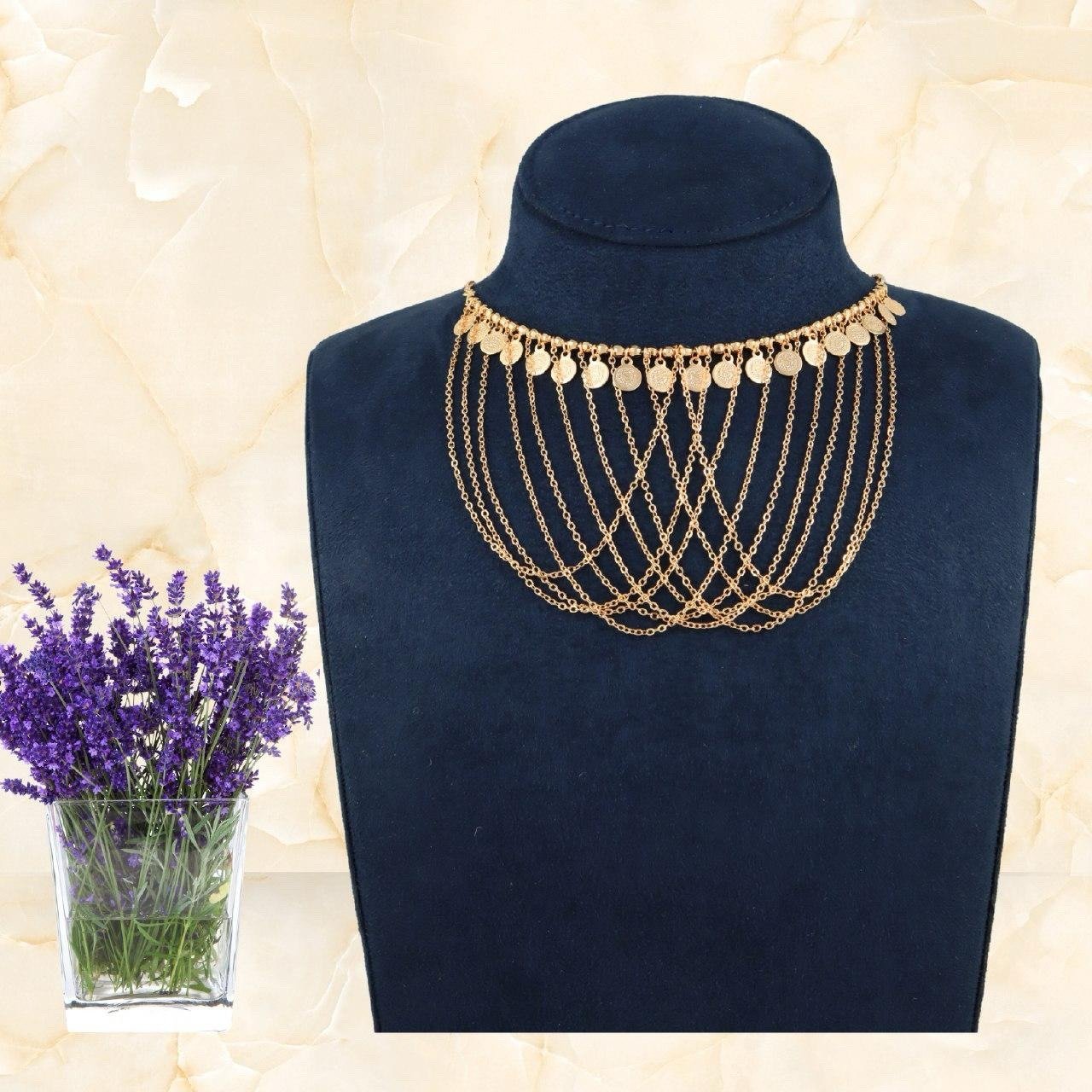 Golden Necklace Set
