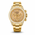 Rolex Cosmograph Daytona Premium Automatic Watch with Stone Bezel