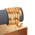 Royal Zircon Gold Alternative Bangles | Price Per Unit