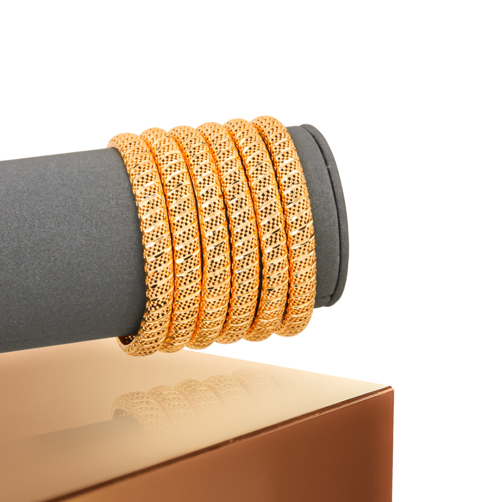 Golden Breeze Alternative Gold Bangles