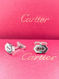 Cartier Cartier Multi-Tone Geometric Enamel Cufflinks – Designer Statement Luxury Cufflinks for Men