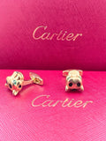 Cartier Cartier Panther Head Gold-Tone Cufflinks – Luxury Designer Statement Cufflinks for Men