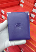 Cartier purple card holder