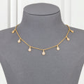 Pendant Gold Alternative Crystal Teardrop