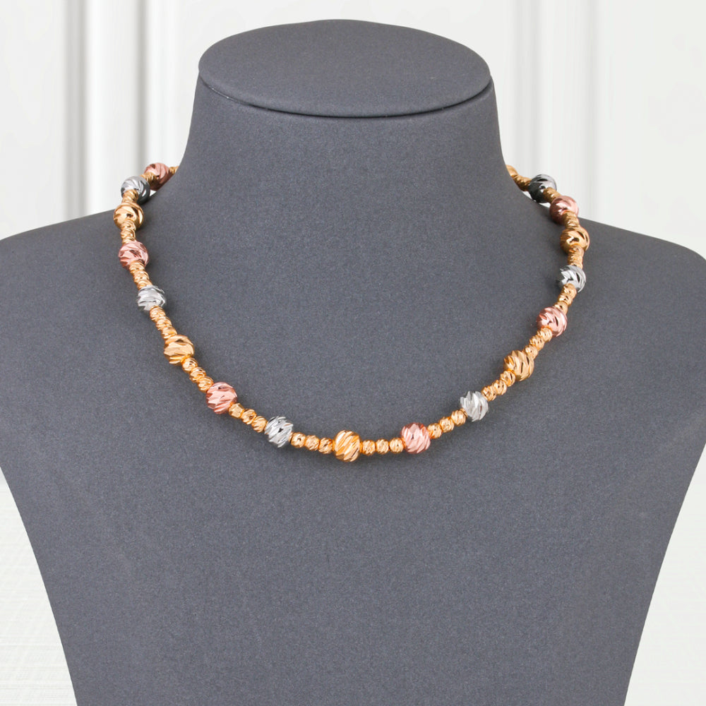 Pendant Gold Alternative Rosary in Three Colors
