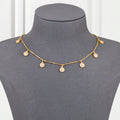 Pendant Gold Alternative Zircon Circles