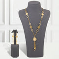 Circular Gold Alternative Necklace