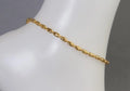 Classic Oval Gold Alternative Anklet