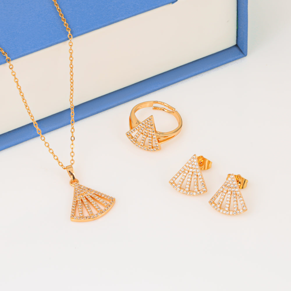 Diamond Fan Gold Alternative Set