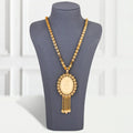 Gold Alternative Necklace, Golden Flowers