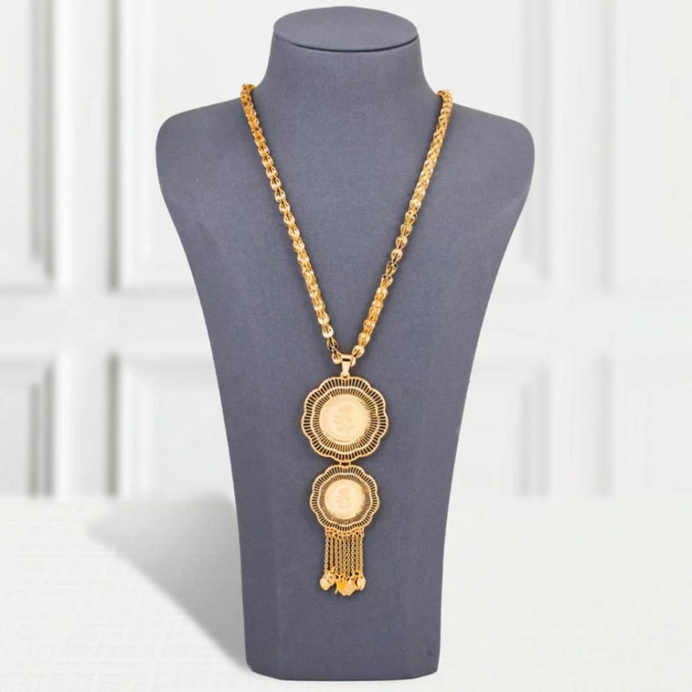 Gold Floral Alternative Necklace