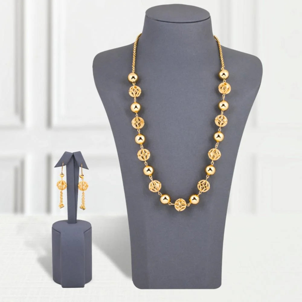Golden Lantern Necklace