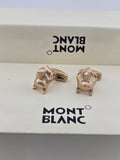 Montblanc Panther Head Cufflinks – Rose Gold Designer Cufflinks for Men