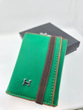 Hermes Emerald Green Togo Leather Magic Wallet