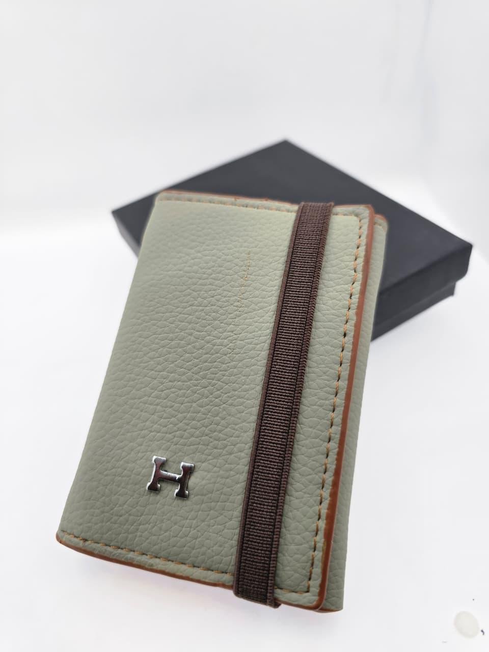 Hermes Sage Mint Togo Leather Magic Wallet
