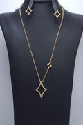 Gold Alternative Set, Gold Geometric Design