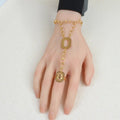 Women’s Gold Alternative Square Palm