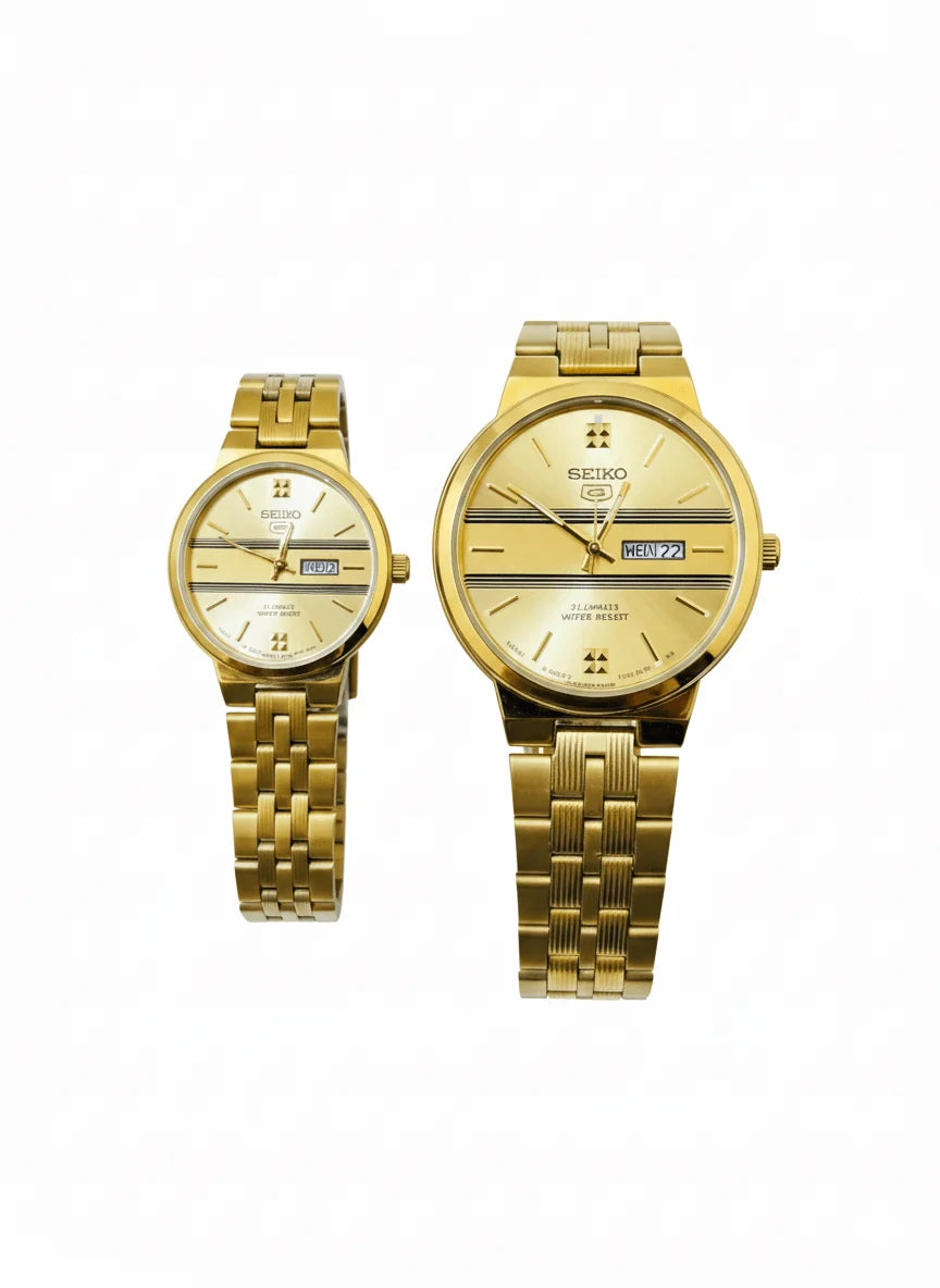 Seiko 5 Inspired Presidential Couple Set