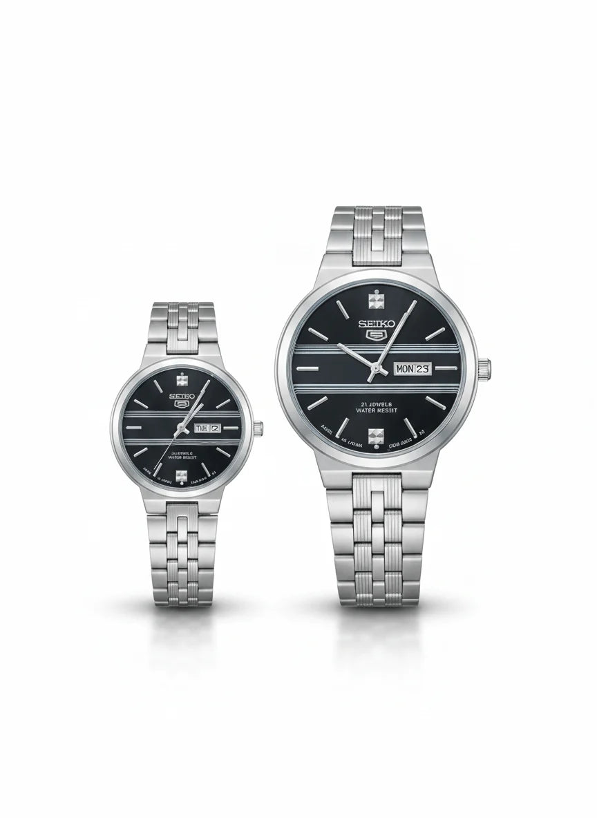 Seiko 5 Inspired Presidential Couple Set