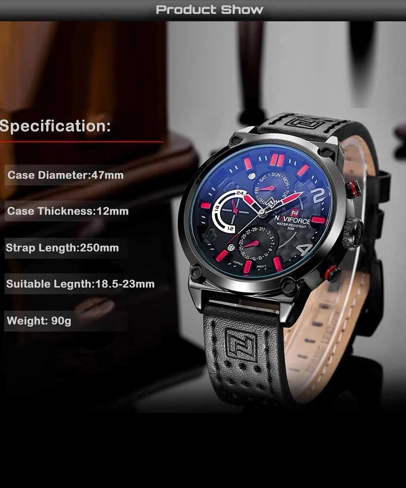 NAVIFORCE Luxury Men's Sport Watch