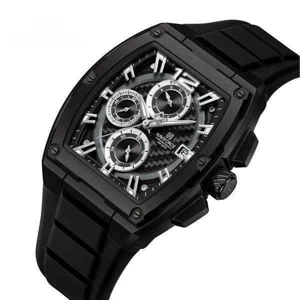 NAVIFORCE Men’s Transparent Luxury Sport Watch