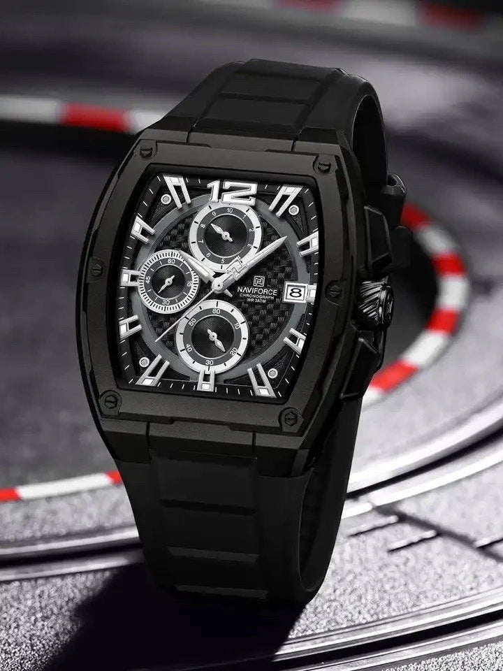 NAVIFORCE Men’s Transparent Luxury Sport Watch