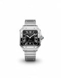 Cartier Santos – Classic Roman Dial Steel Watch