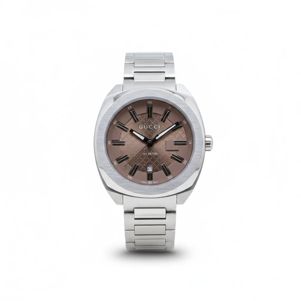 Gucci Textured Dial Watch