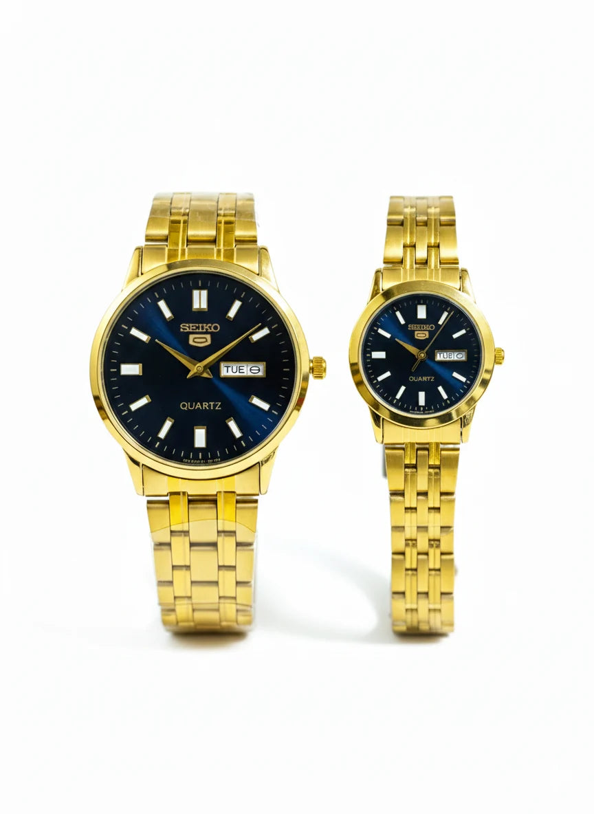 Seiko Heritage Elite Quartz Couple Set