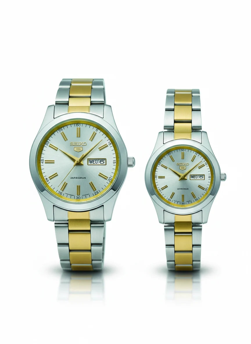 Seiko Heritage Elite Quartz Couple Set