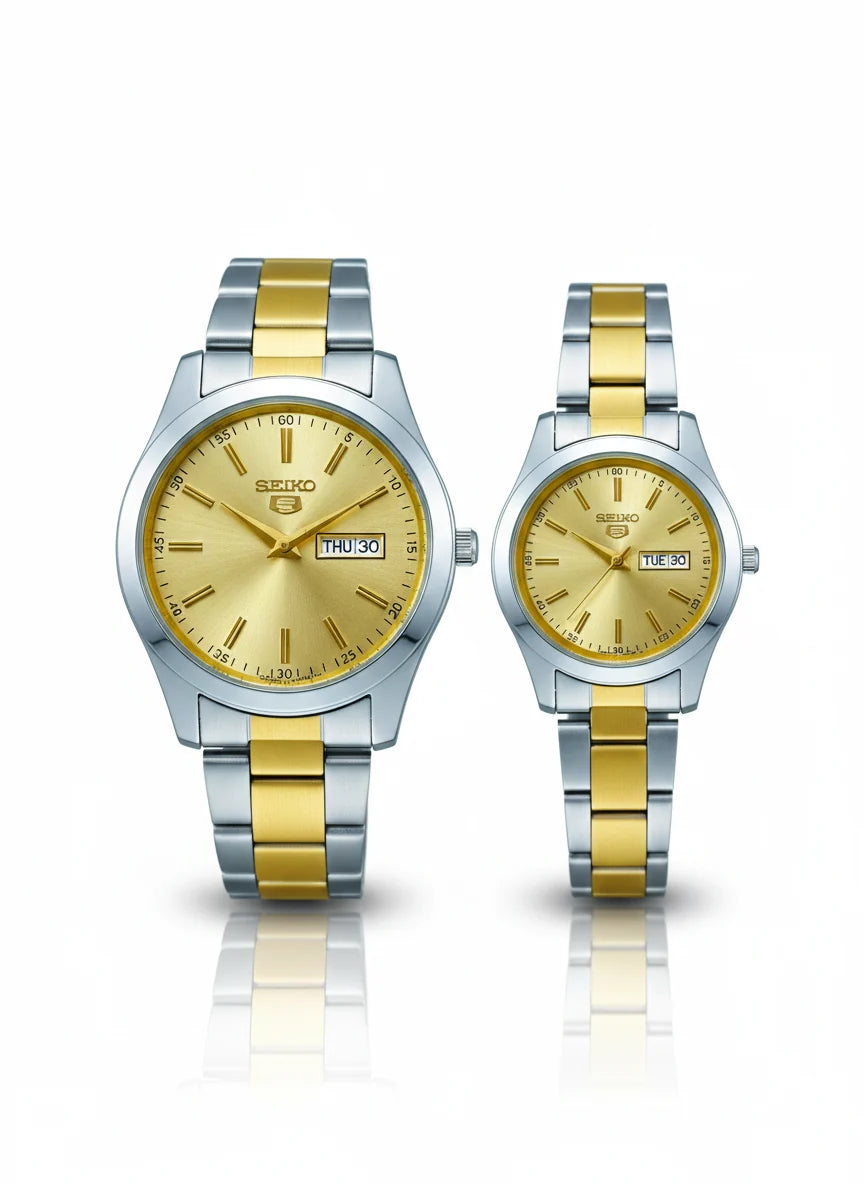 Seiko Heritage Elite Quartz Couple Set