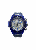 Hublot Inspired Transparent Skeleton Watch