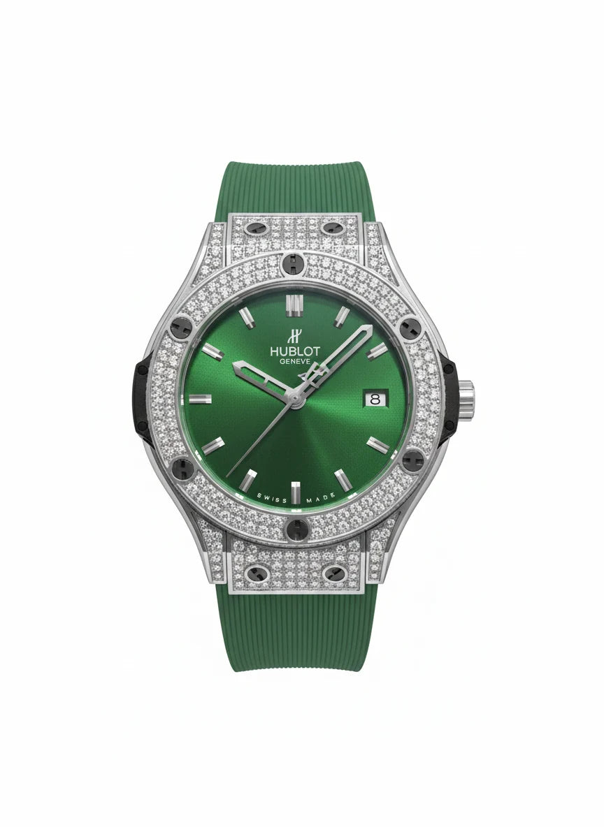 Hublot Diamond-Accented Inspired Luxury Timepiece