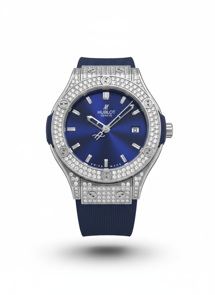 Hublot Diamond-Accented Inspired Luxury Timepiece