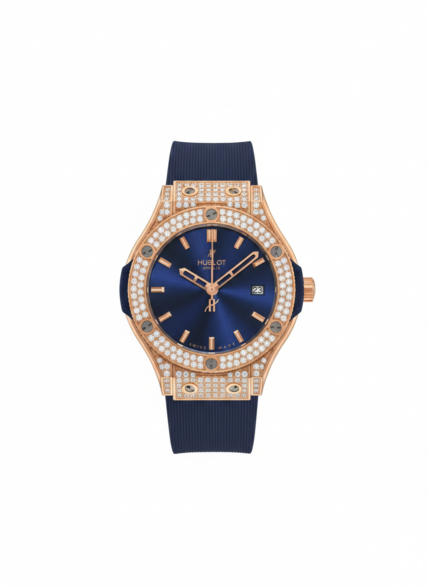 Hublot Diamond-Accented Inspired Luxury Timepiece