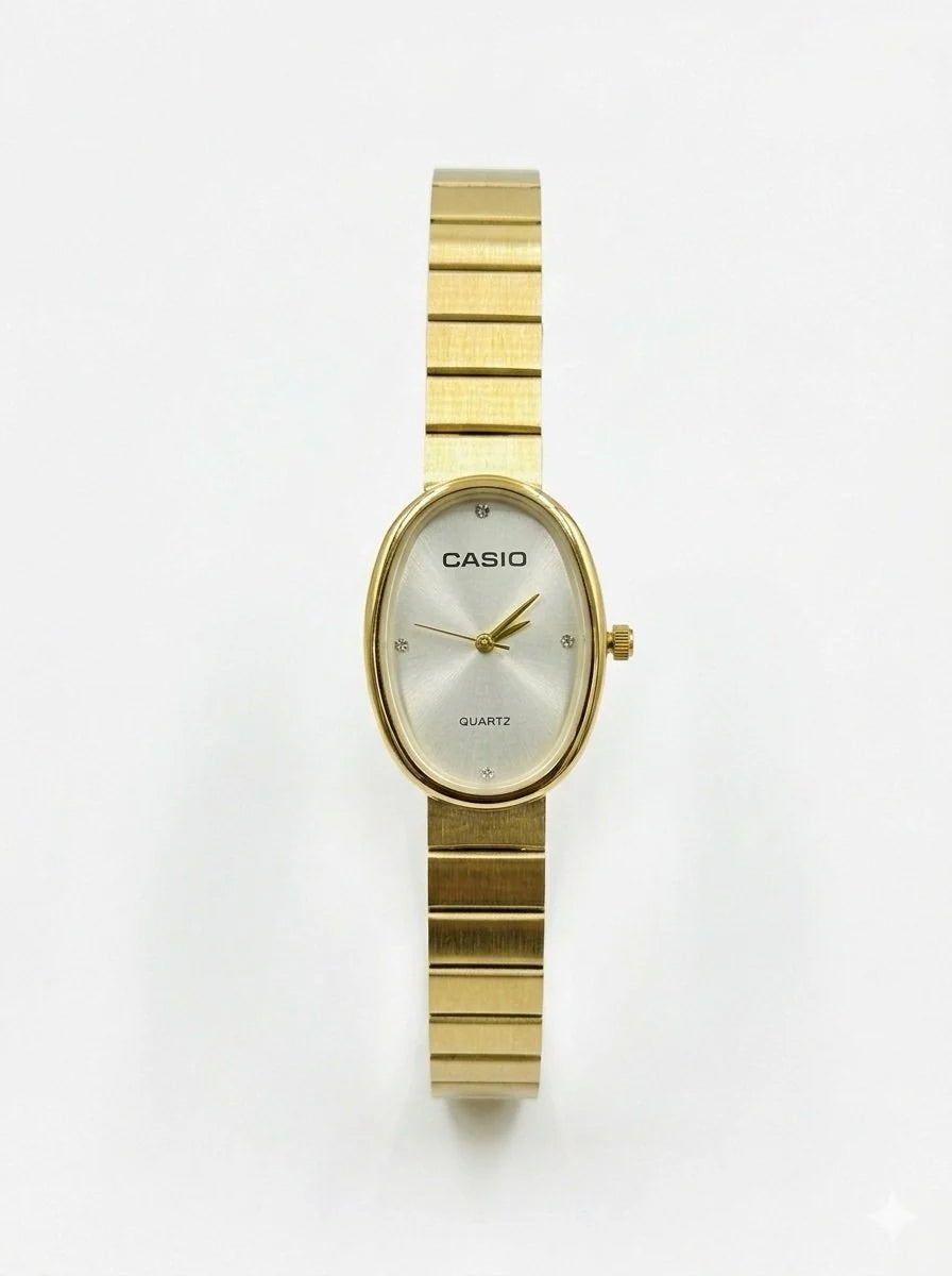 Oval Dial Casio Edition Ladies Watch