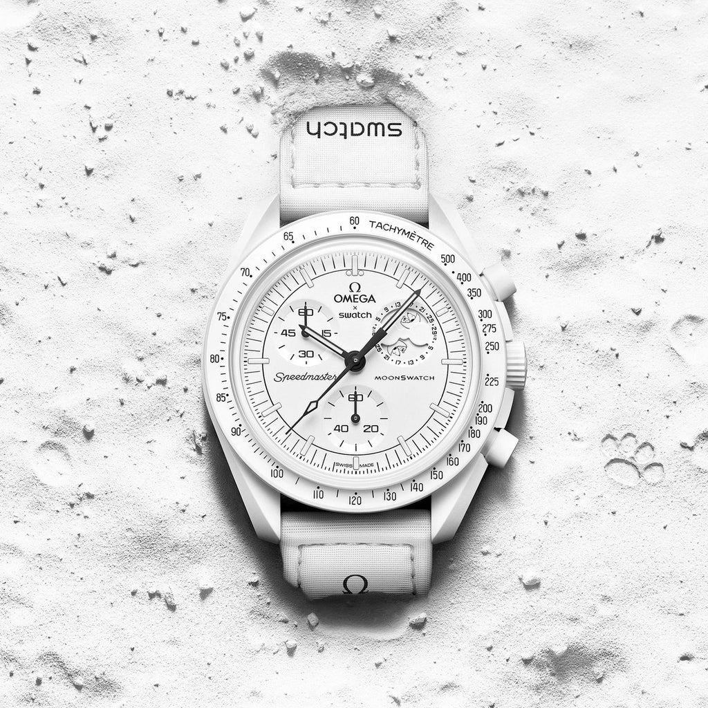 OMEGA X SWATCH MoonSwatch – Mission to the Moonphase (Full White Edition)