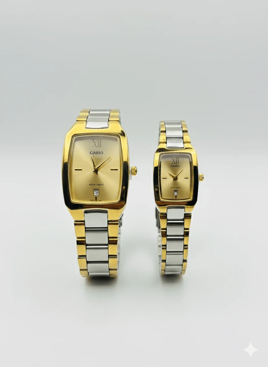 Casio Classic Couple Watch – Premium Rectangular Dial