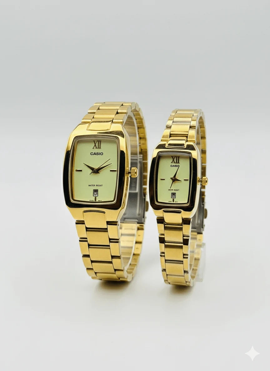 Casio Classic Couple Watch – Premium Rectangular Dial
