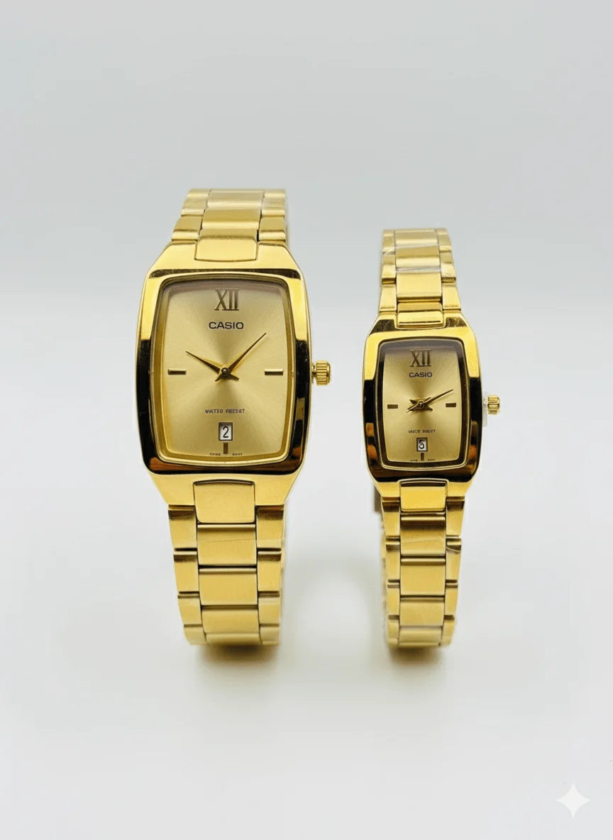 Casio Classic Couple Watch – Premium Rectangular Dial