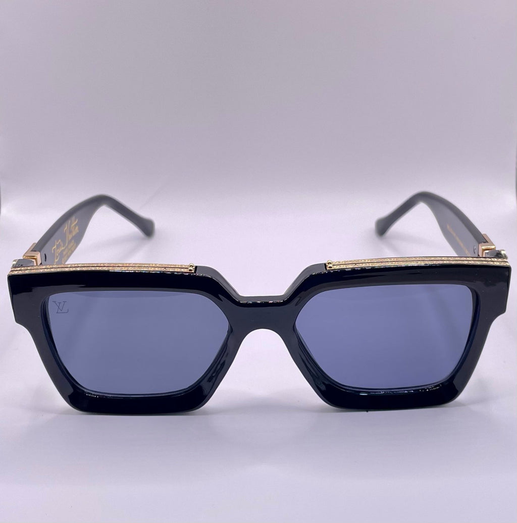 Louis Vuitton Black Gold Sunglasses
