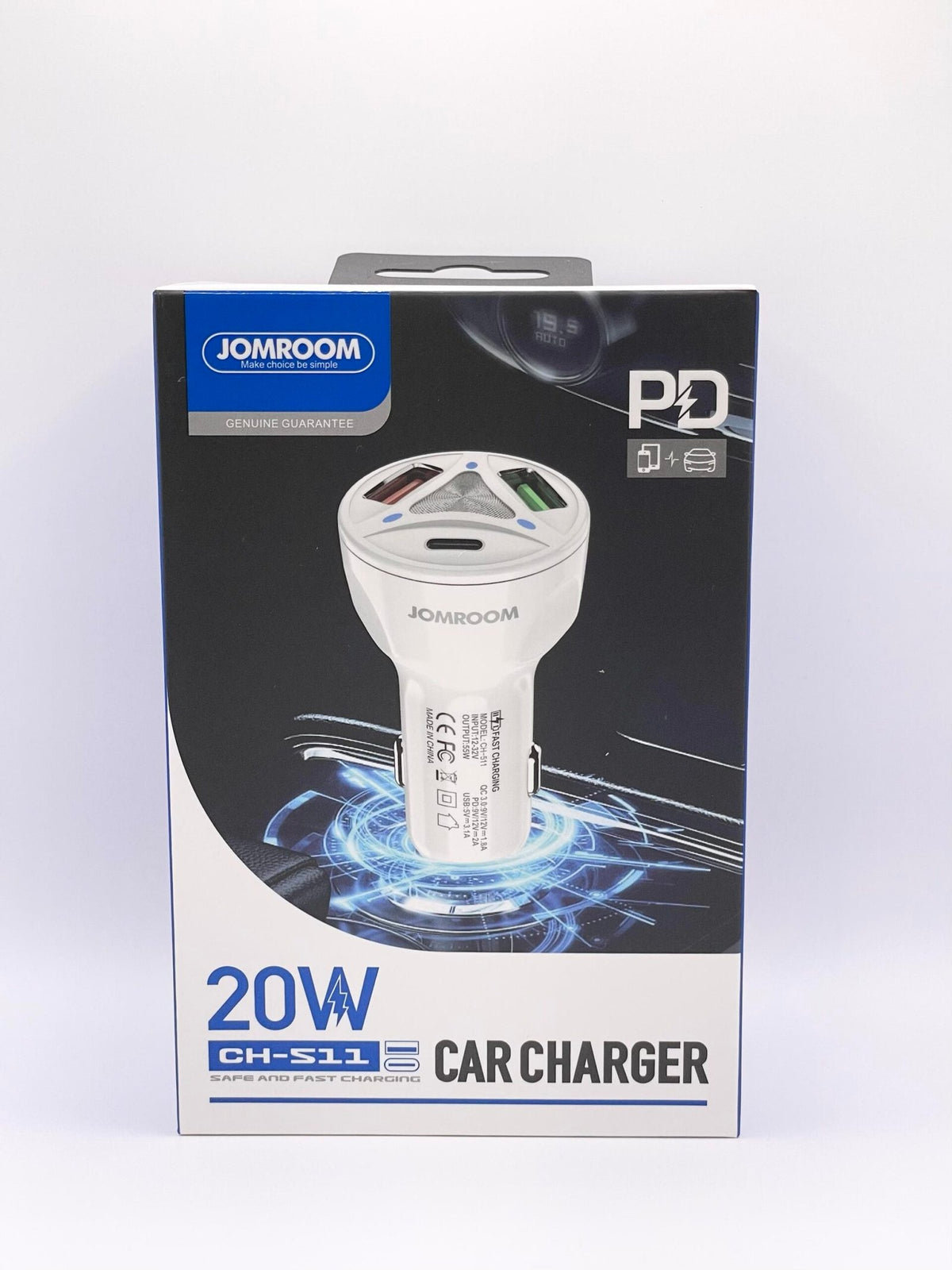 3 in 1 Car USB with Fast Charger